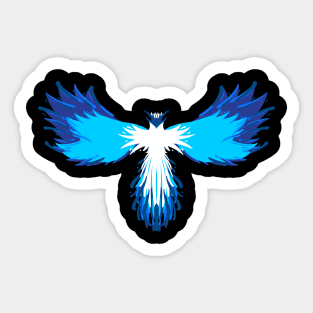 Dark blue Phoenix Sticker